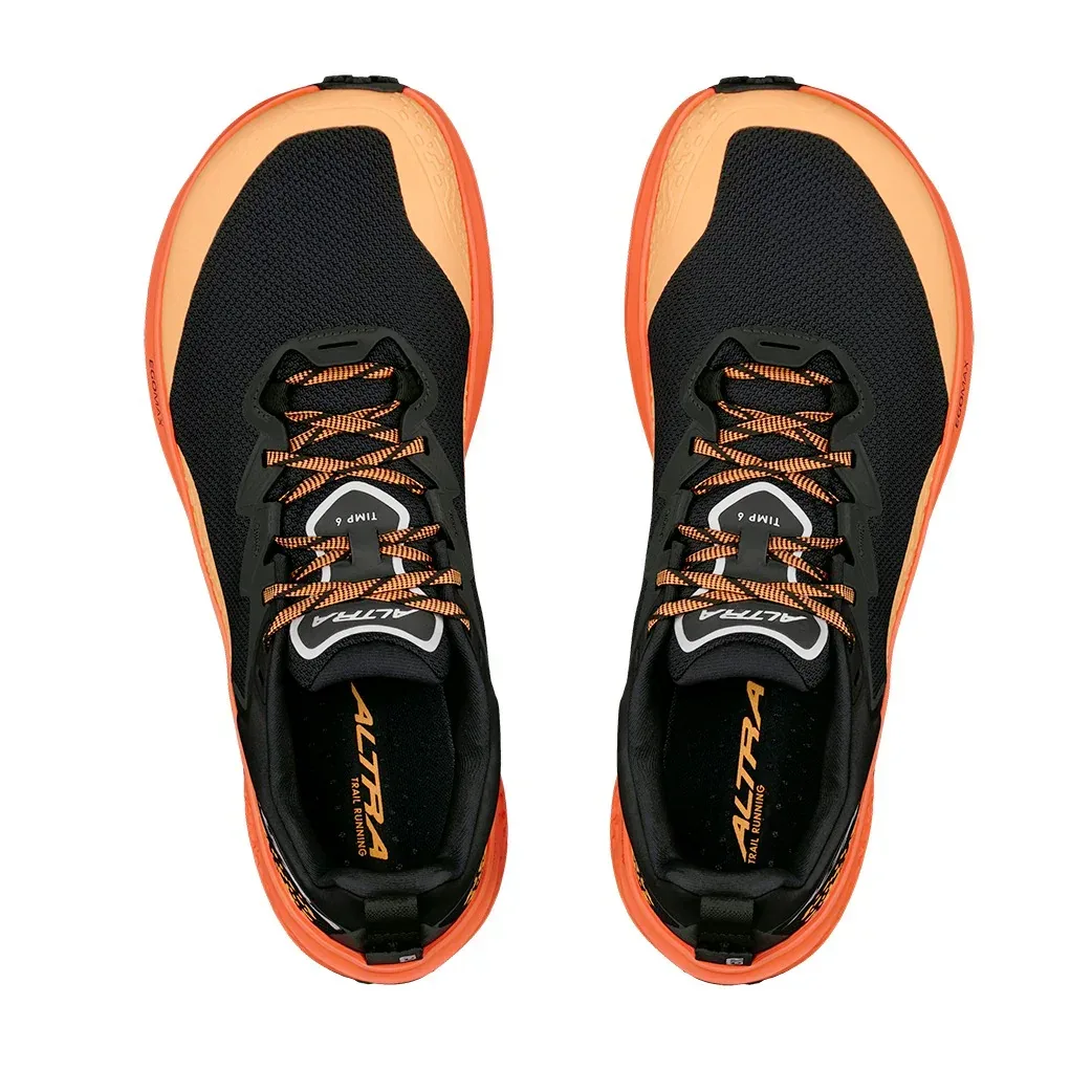נעלי ריצת שטח אלטרה טימפ 6 לגברים Altra TIMP 6 BLACK/ORANGE A0A85T6080 - Image 4