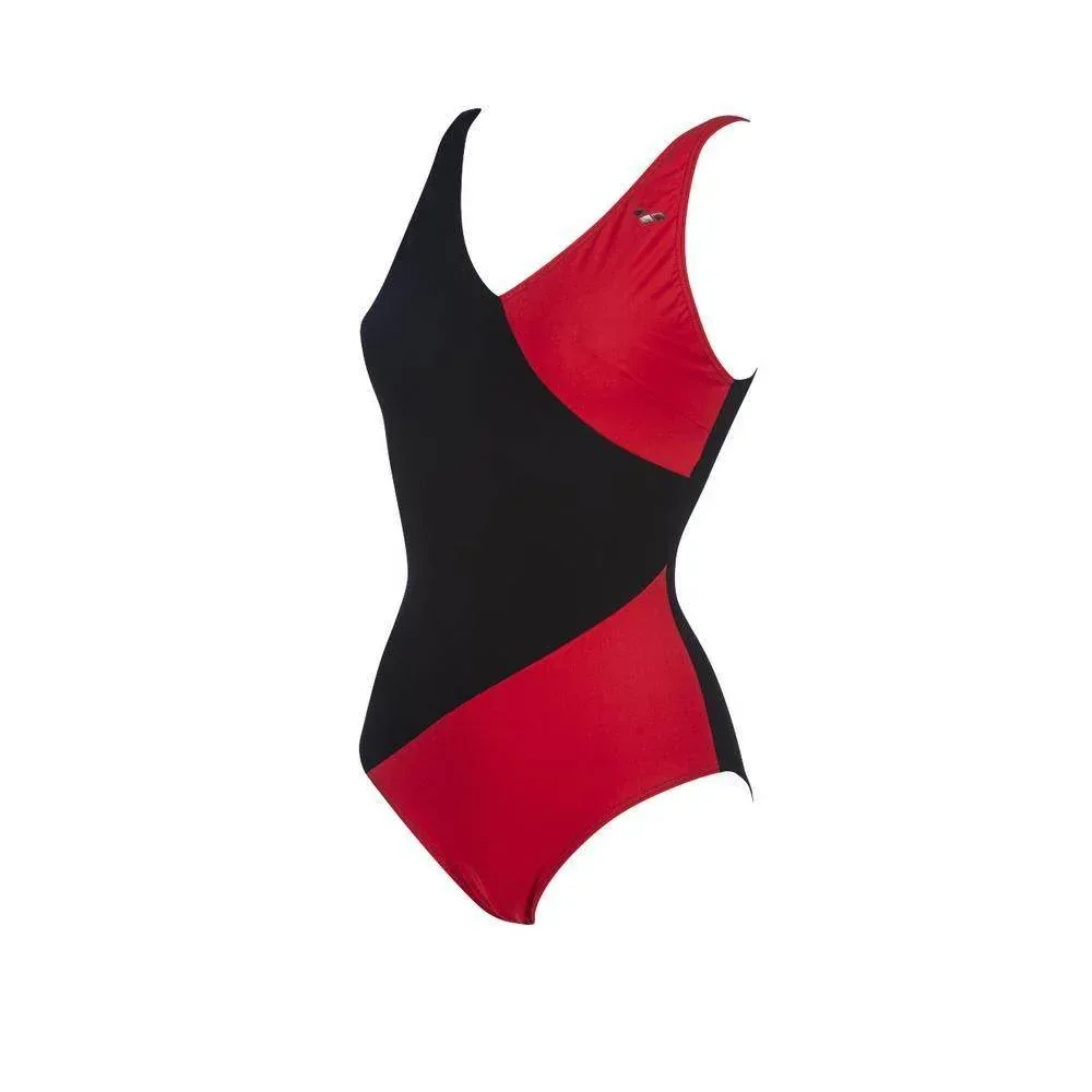 בגד ים שלם מחטב ארנה לנשים Arena 002956504 W AKI SQUARED BACK ONE PIECE - Image 3