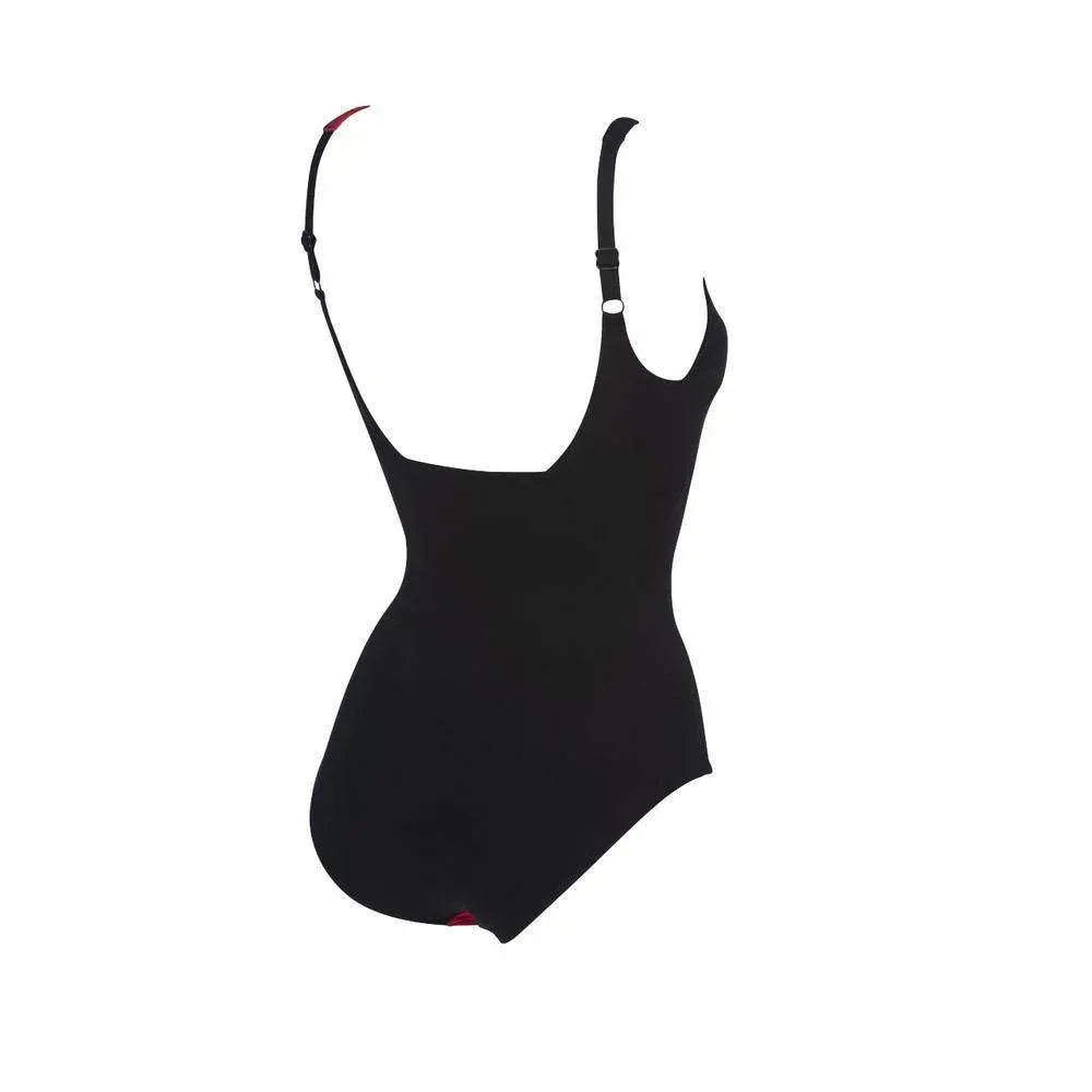 בגד ים שלם מחטב ארנה לנשים Arena 002956504 W AKI SQUARED BACK ONE PIECE - Image 5