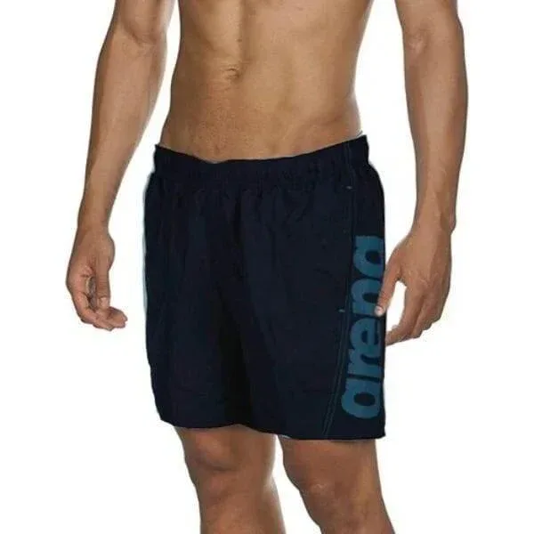 מכנס בגד ים ארנה לגברים Arena Short Logo Pants Navy AR1B34478 - Image 3