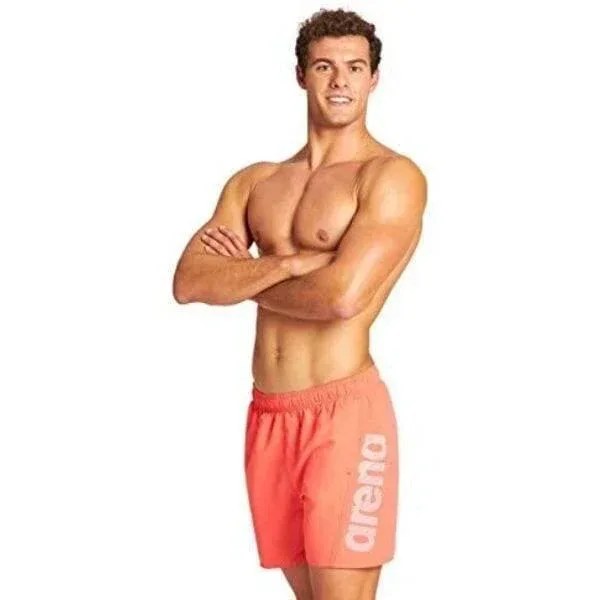 מכנס בגד ים ארנה לגברים Arena XLFUNDAMENTALS ARENA LOGO BOXER AR1B344318 - Image 5