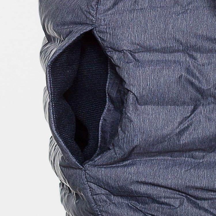 מעיל פוך בלנסטון לגברים בצבע כחול מלאנג Blundstone Blue Down JACKET NC108-J99-BLUE - Image 3