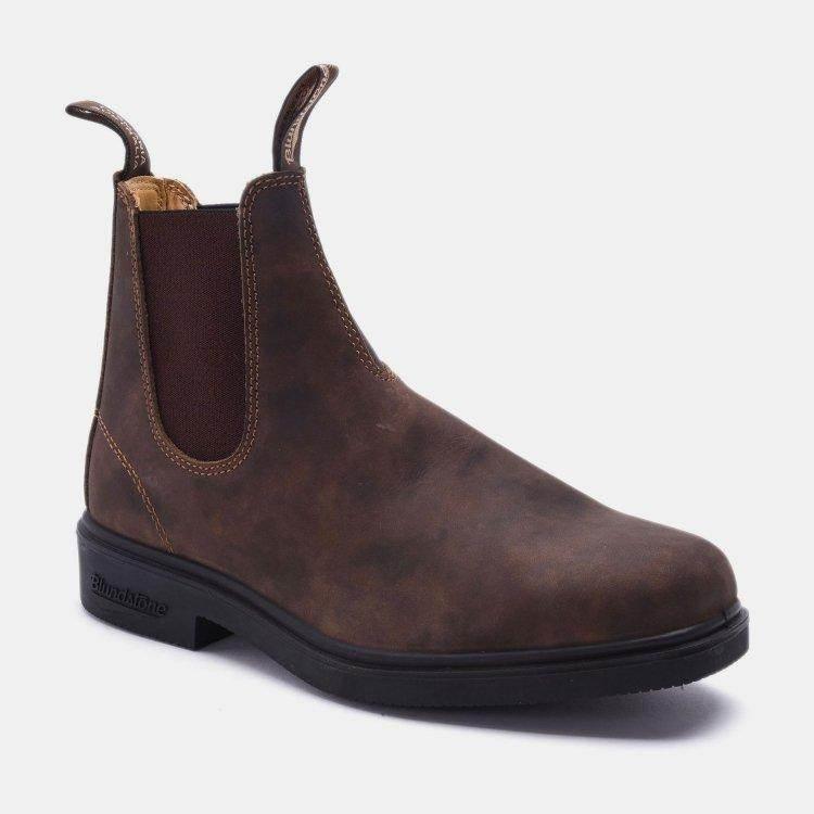 מגף בלנסטון לגברים Blundstone Style 1306 Rustic Brown Leather Boots - Image 3