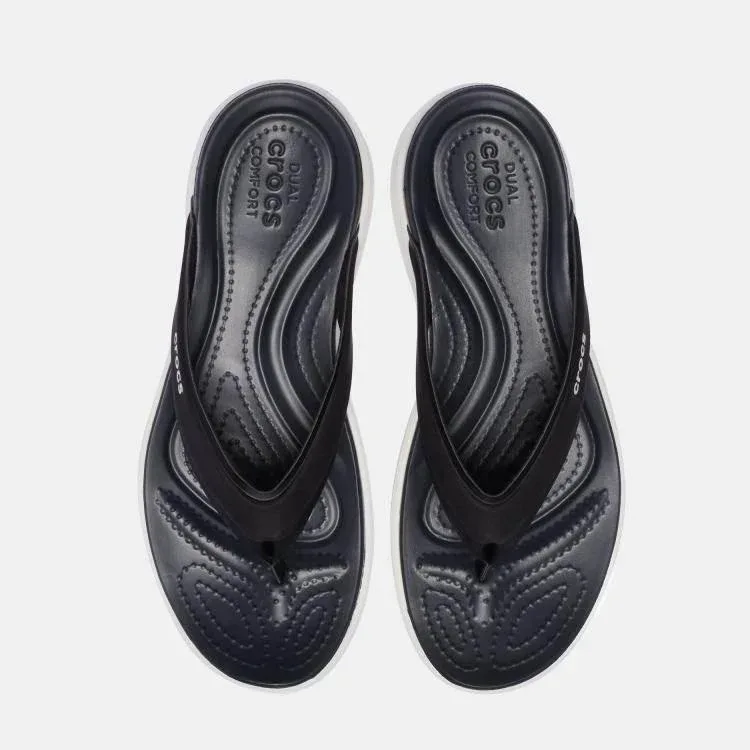כפכף קפרי קרוקס בצבע שחור לנשים  Capri v Sporty flip w Crocs 206780-001 - Image 2
