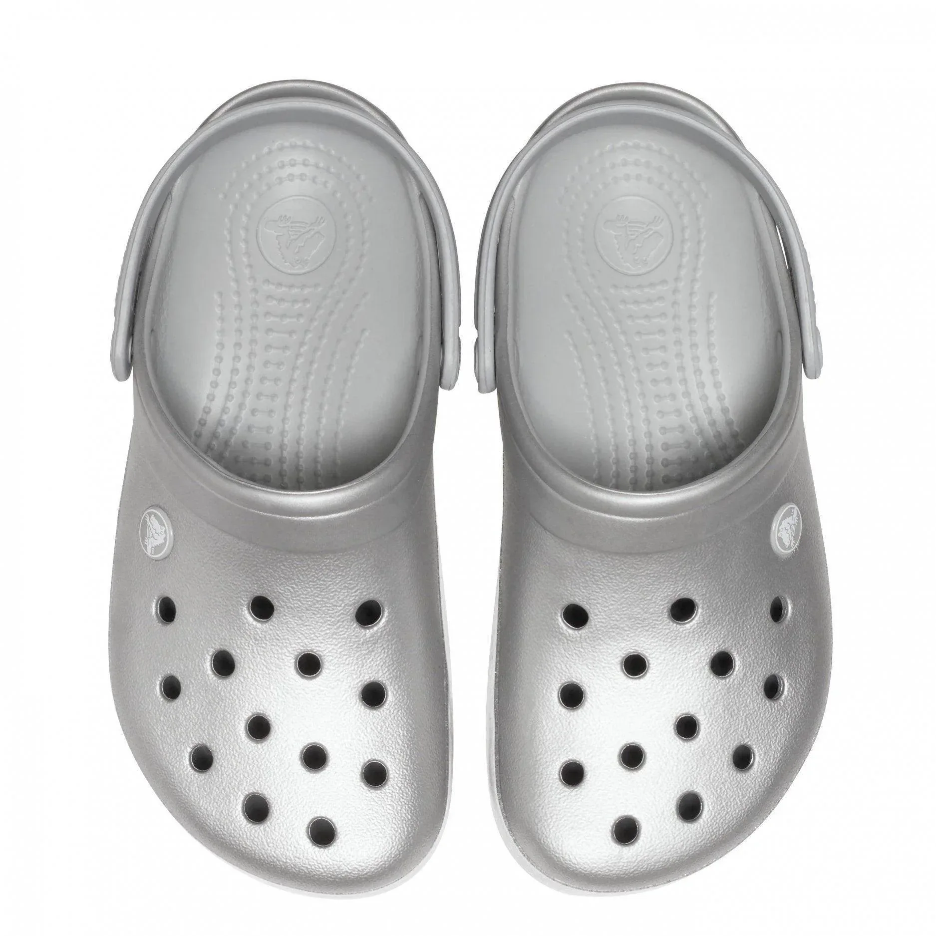 כפכף קרוקס פלטפורמה Crocband Platform Metalic Silver CLG 205912-041 - Image 3