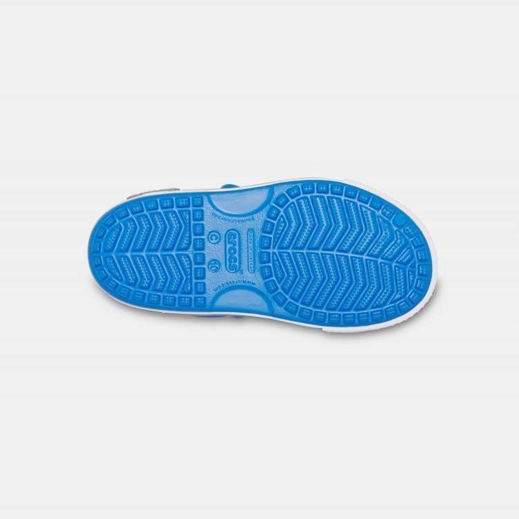 Crocs Crocband II Sandal 14854-4JN - סנדל ילדים עם סקוצ' בצבע כחול קובלט/אפור - Image 6