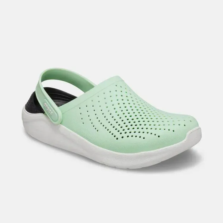 כפכף בטכנולוגיית לייט-רייד בצבע ירקרק/לבן Crocs 204592-3TP-M8W10 LiteRide Clog, - Image 2