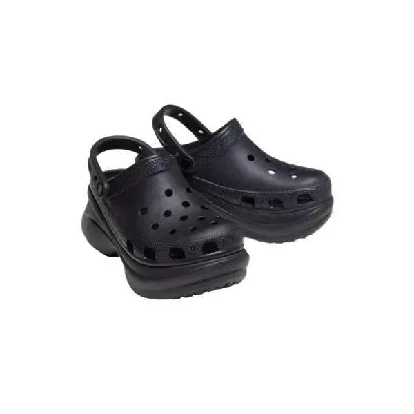 כפכפי פלטפורמה קרוקס לנשים Crocs 206302-001 Bae Clog - Image 3