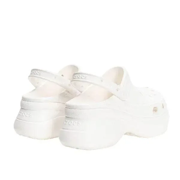 כפכפי פלטפורמה קרוקס לנשים Crocs 206302-100 Bae Clog - Image 3