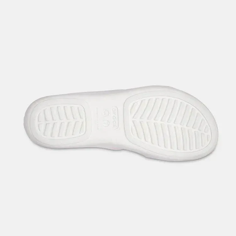 כפכף קרוקס רצועות בצבע לבן Crocs 206304-159 Crocs Monterey Strappy Wedge - Image 5