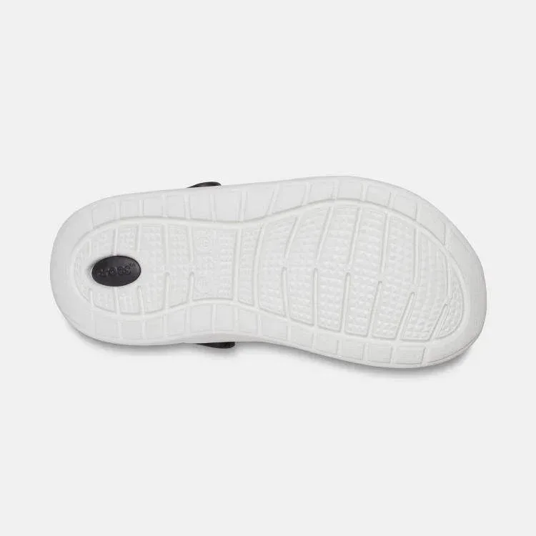 כפכף קרוקס בהדפס פסים בצבע אפור/שחור Crocs 206410-0CD LiteRide Geopunk Clog - Image 5