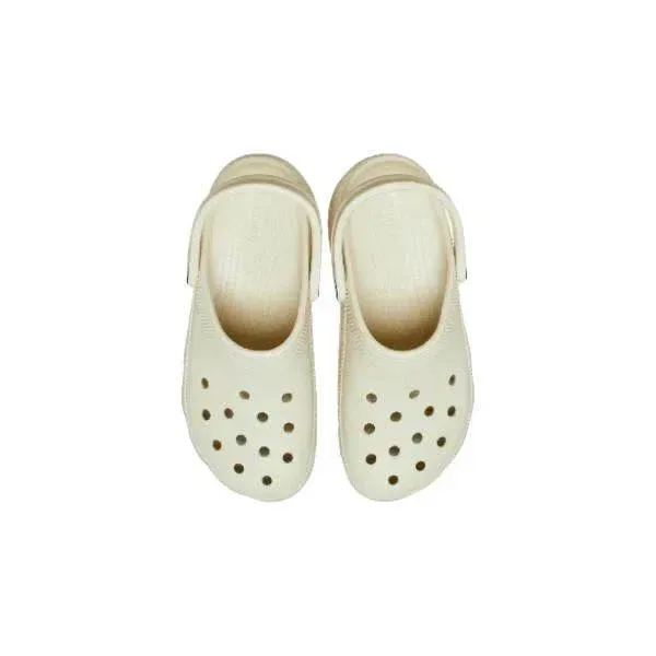 כפכפי פלטפורמה קרוקס לנשים בצבע קרם Crocs 206750-2Y2 Classic Platform Clog Bone - Image 3