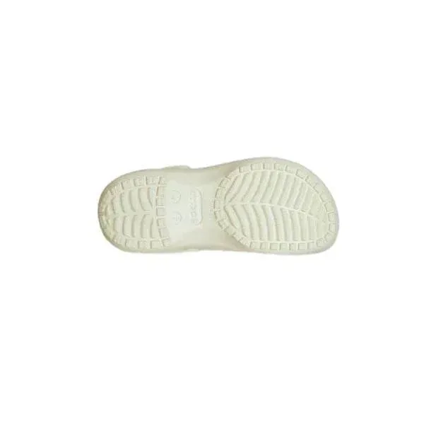 כפכפי פלטפורמה קרוקס לנשים בצבע קרם Crocs 206750-2Y2 Classic Platform Clog Bone - Image 6