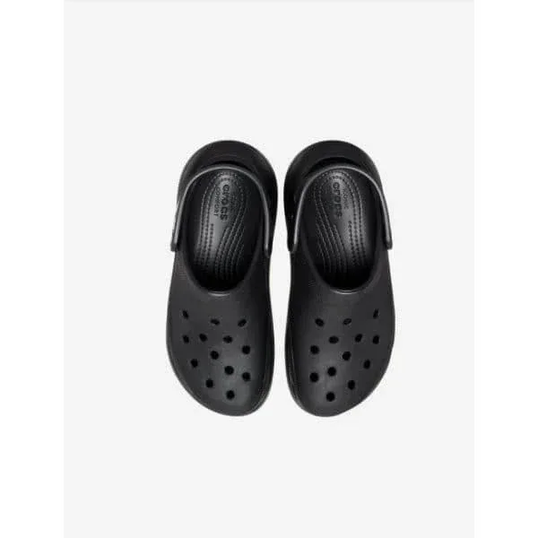 כפכפי פלטפורמה קרוקס קראש יוניסקס בצבע שחור Crocs 207521-001 Classic Crush Clog,BLACK - Image 4