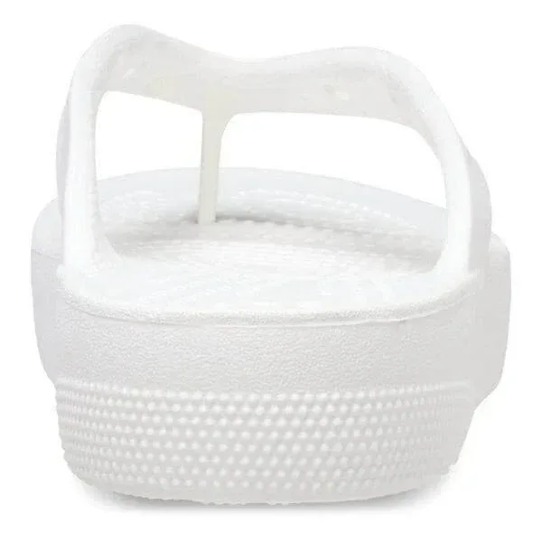 כפכפי אצבע פלטפורמה לנשים קרוקס Crocs 207714-100 Classic Platform Flip - Image 4