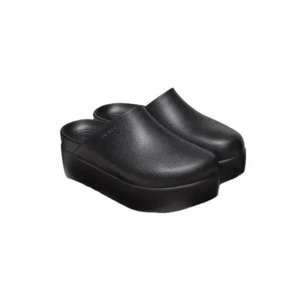 כפכפי קרוקס דילן פלטפורמה שחורות Crocs 209869-001 Dylan Platform Clog - Image 5