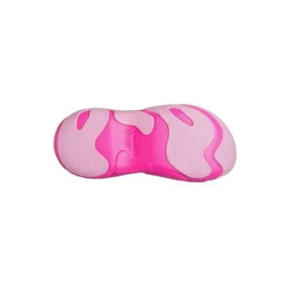 כפכפי פלטפורמה קלוג באבל קראש קרוקס ורודות Crocs 210061-6TW Bubble Crush Clog - Image 6