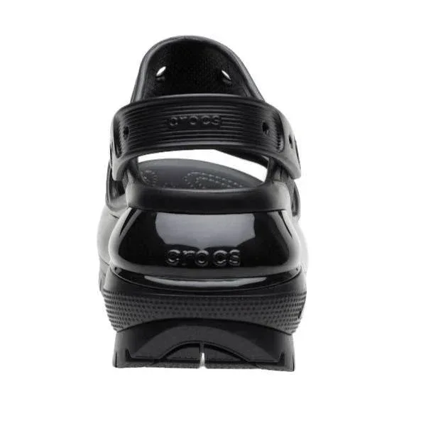 סנדלי קרורס פלטפורמה במהדורה מיוחדת Crocs Classic Mega Crush Sandal Black noir 207989-001 - Image 5