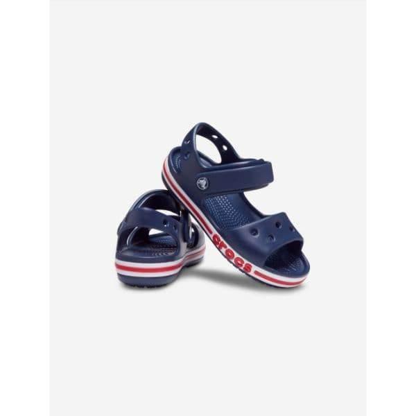 סנדלים לילדים קרוקס בצבע נייבי/אדום Crocs bayaband sandal 205400-4cc - Image 2