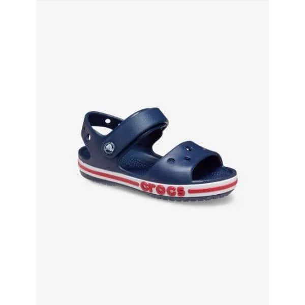 סנדלים לילדים קרוקס בצבע נייבי/אדום Crocs bayaband sandal 205400-4cc - Image 3