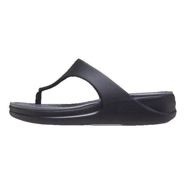 כפכפי קרוקס אצבע לנשים Crocs boca Wedgte flip 207417-001 - Image 2