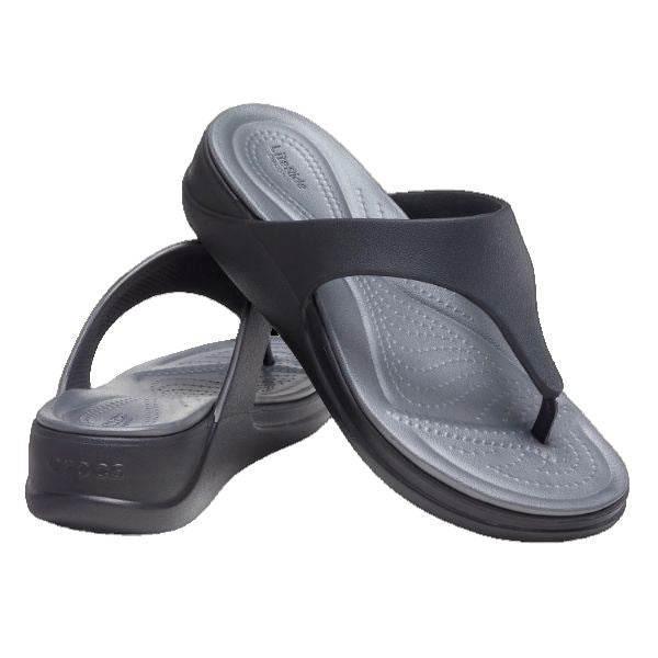 כפכפי קרוקס אצבע לנשים Crocs boca Wedgte flip 207417-001 - Image 6