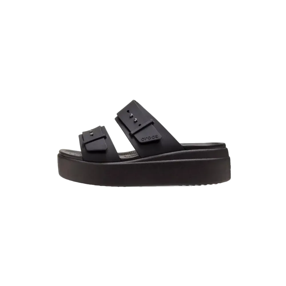כפכפי פלטפורמה ברוקלין לנשים Crocs Brooklyn bucle Lowwdg 207431-001 - Image 3
