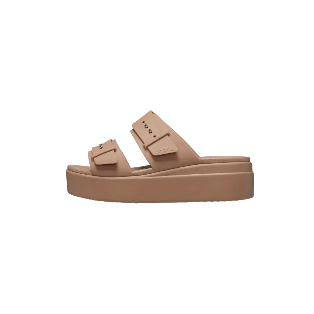 כפכפי פלטפורמה ברוקלין לנשים Crocs Brooklyn bucle Lowwdg 207431-2Q9 - Image 5