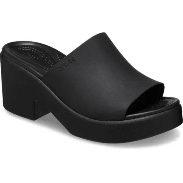 כפכפי קרוקס רצועה פלטפורמה לנשים Crocs Brooklyn Slide Heel 209408-060 - Image 2