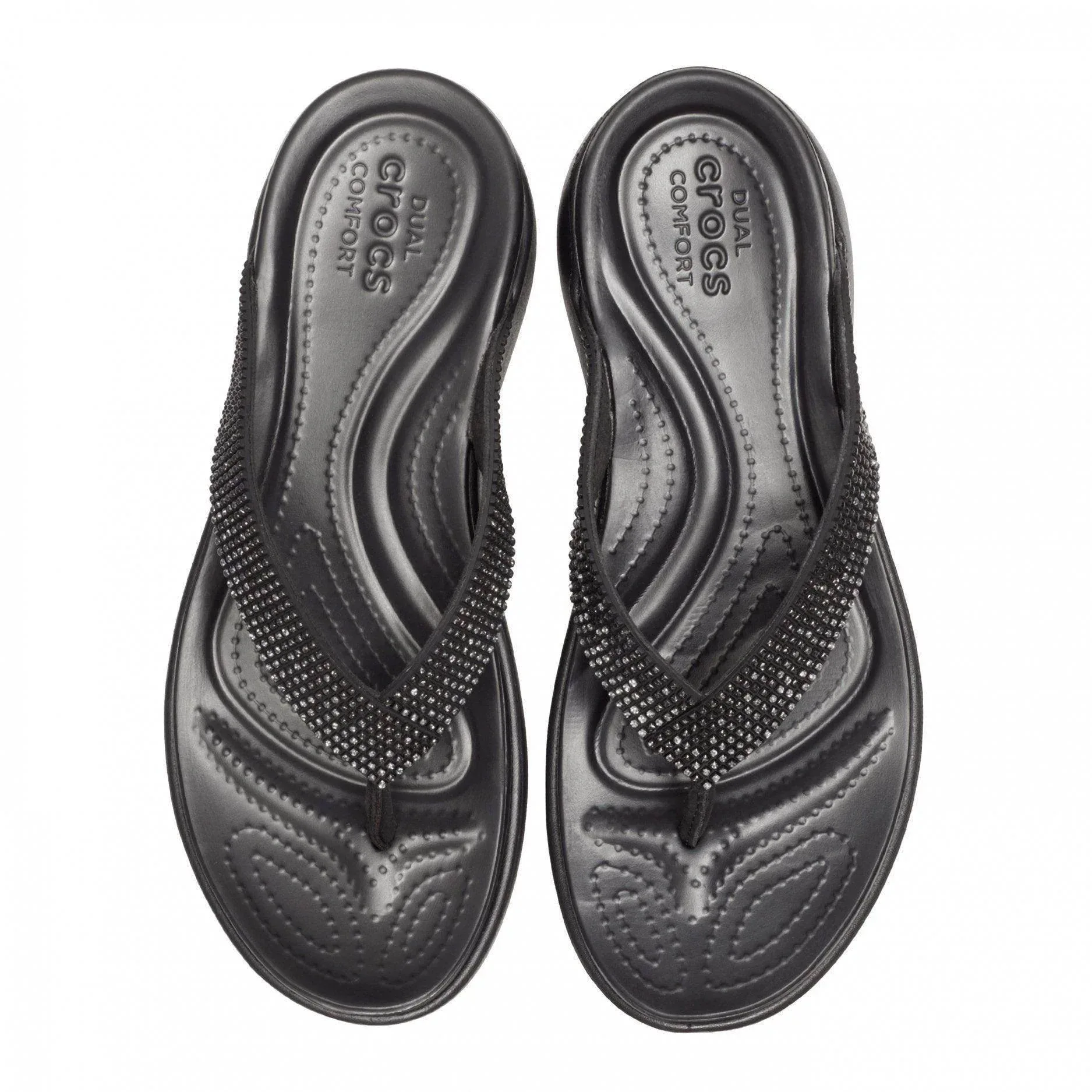 כפכף אצבע עם אבני קישוט Crocs Capri Diamante 205632-0FE - Image 3