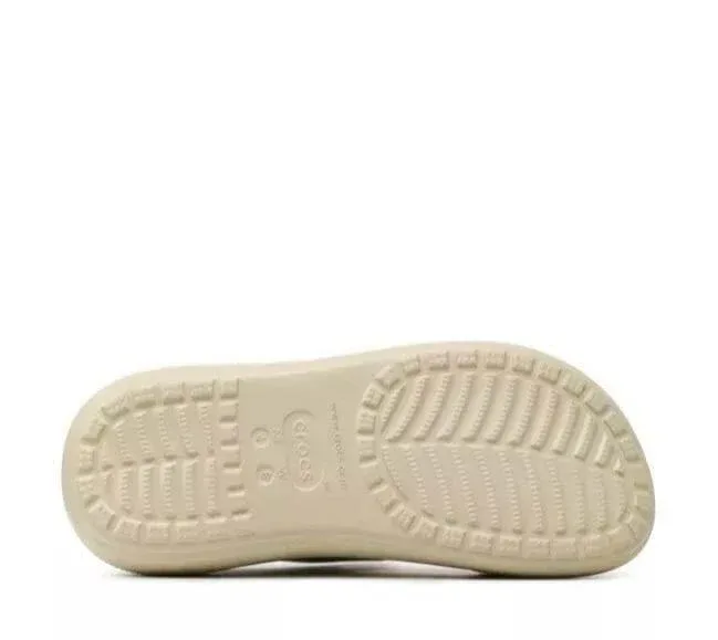 סנדלי קרוקס פלטפורמה במהדורה מיוחדת Crocs Classic Crush Sandal 207670-2Y2 Bone OS - Image 4