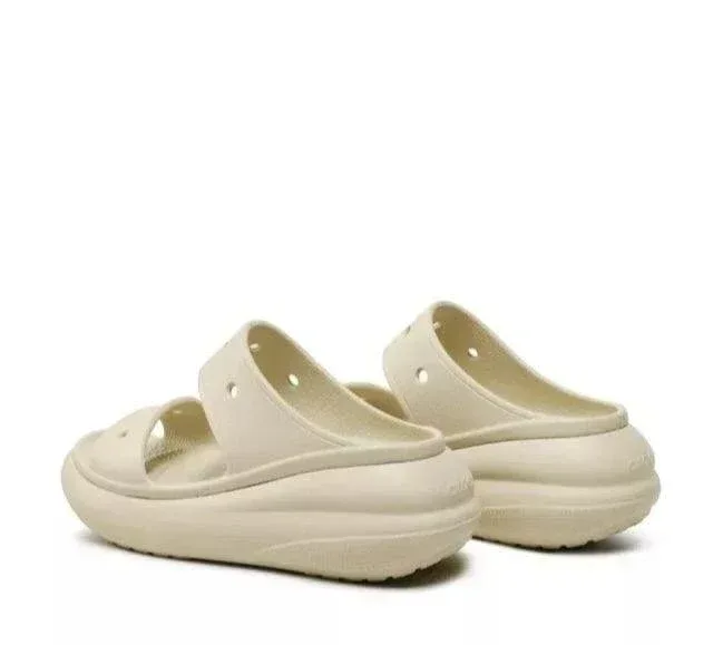 סנדלי קרוקס פלטפורמה במהדורה מיוחדת Crocs Classic Crush Sandal 207670-2Y2 Bone OS - Image 5