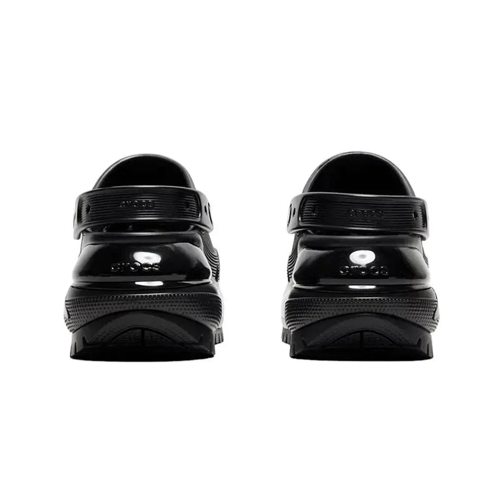 כפכפי קרוקס פלטפורמה במהדורה מיוחדת Crocs Classic Mega Crush Clog Black noir 207988-001 - Image 4