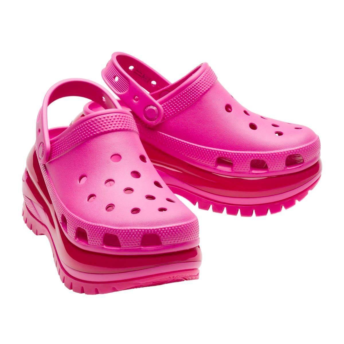 כפכפי קרוקס פלטפורמה במהדורה מיוחדת Crocs Classic Mega Crush Clog Black noir 207988-6ub - Image 2