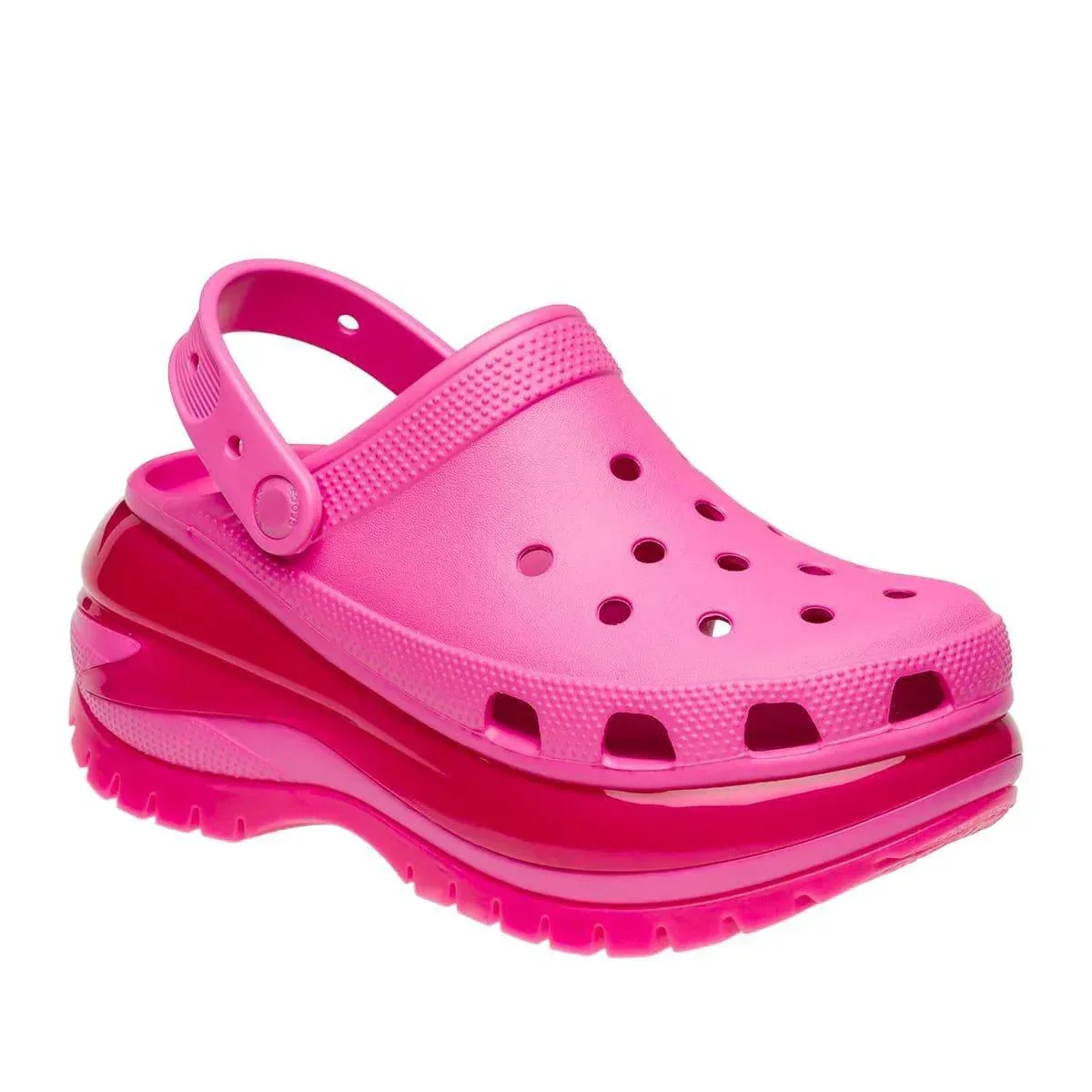 כפכפי קרוקס פלטפורמה במהדורה מיוחדת Crocs Classic Mega Crush Clog Black noir 207988-6ub - Image 3
