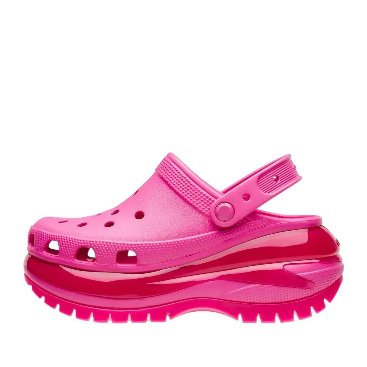 כפכפי קרוקס פלטפורמה במהדורה מיוחדת Crocs Classic Mega Crush Clog Black noir 207988-6ub - Image 4