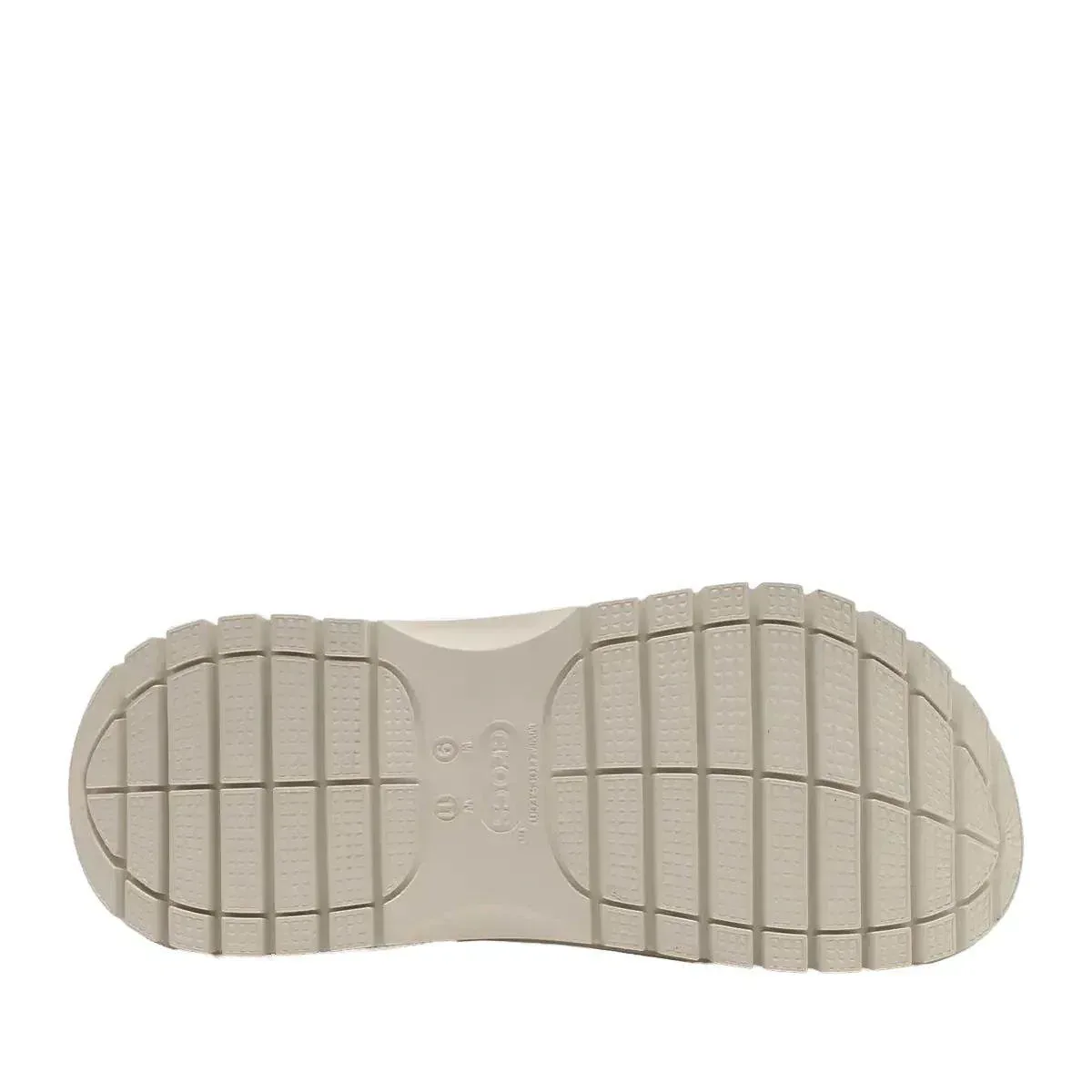 כפכפי קרוקס פלטפורמה במהדורה מיוחדת Crocs Classic Mega Crush Clog White blanc 207988-100 - Image 5