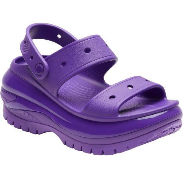 סנדלי קרוקס פלטפורמה במהדורה מיוחדת Crocs Classic Mega Crush Sandal 207989-518 - Image 3