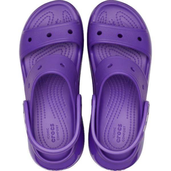 סנדלי קרוקס פלטפורמה במהדורה מיוחדת Crocs Classic Mega Crush Sandal 207989-518 - Image 5