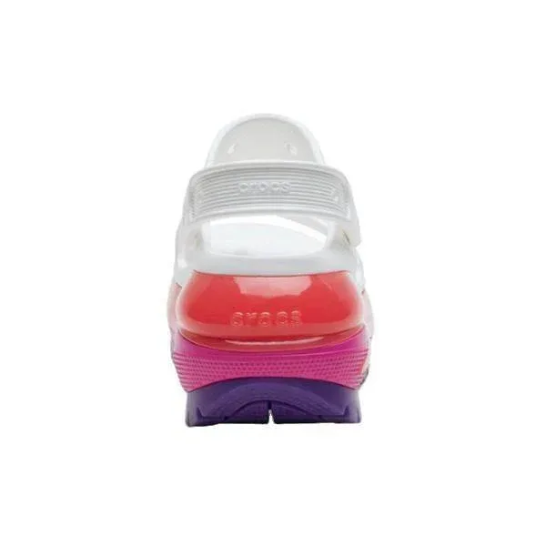 סנדלי קרוקס פלטפורמה במהדורה מיוחדת Crocs Classic Mega Crush Sandal Neon Purple 207989-94S - Image 6