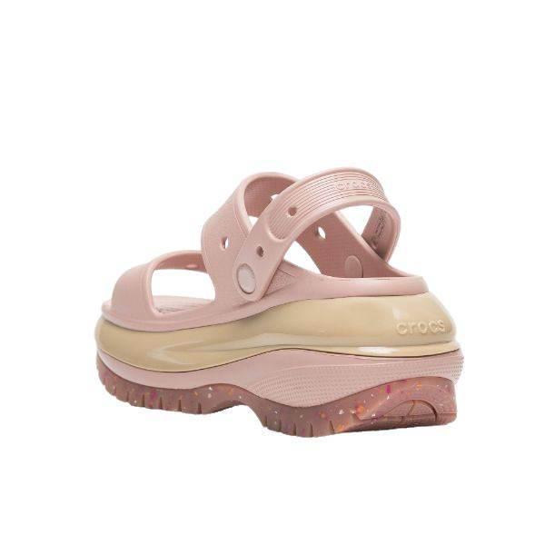 סנדלי קרוקס פלטפורמה במהדורה מיוחדת Crocs Classic Mega Crush Sandal Pink Clay 207989-6TY - Image 5