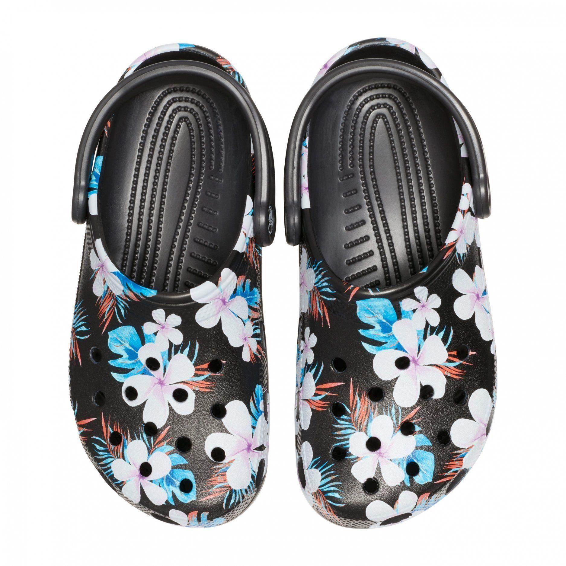 כפכפי קרוקס קלוג קלאסיות בהדפס קייצי Crocs Graphic Clog 205706-0CV - Image 3