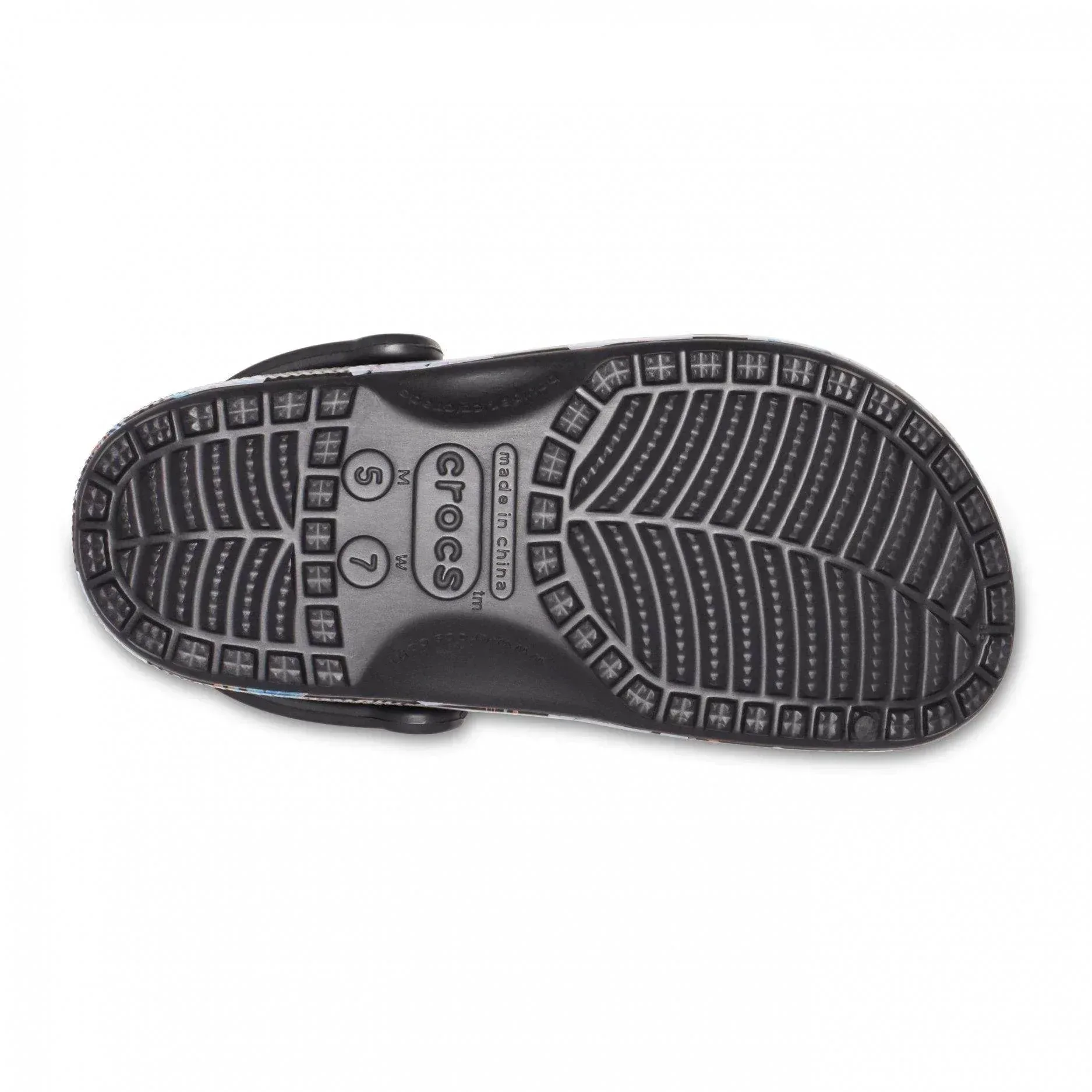 כפכפי קרוקס קלוג קלאסיות בהדפס קייצי Crocs Graphic Clog 205706-0CV - Image 4