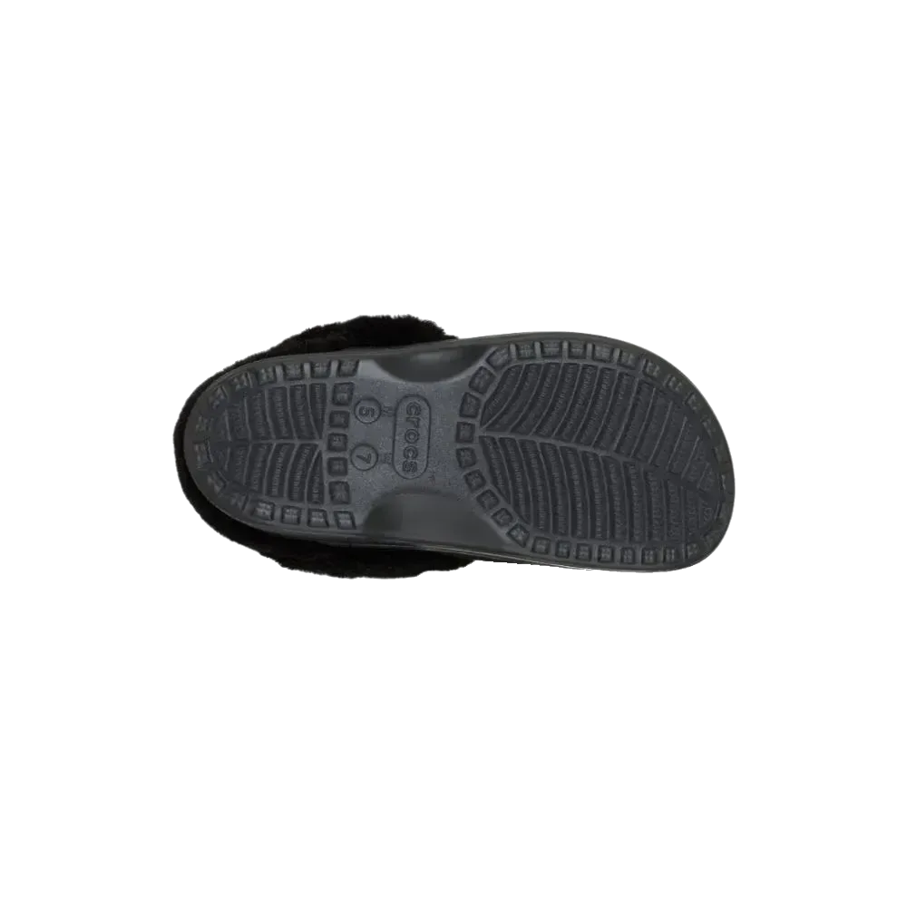 כפכפי פרווה קרוקס לנשים Crocs Classic Unfurgettable Vegan Suede Clog -212106-001 - Image 4
