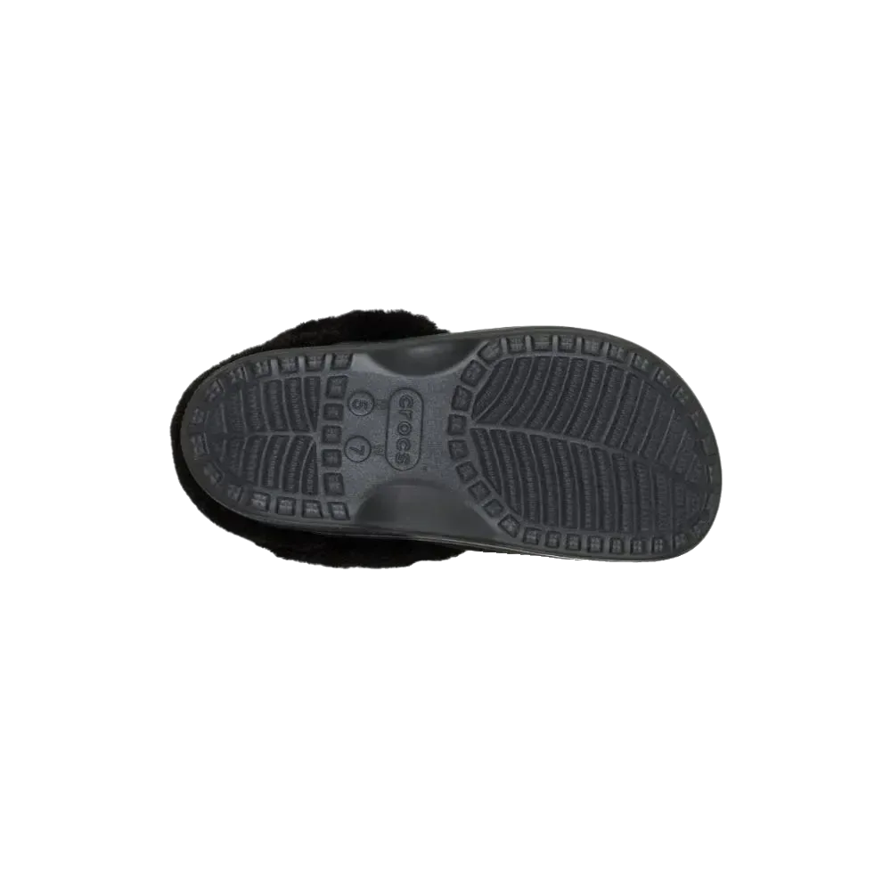 כפכפי פרווה קרוקס לנשים Crocs Classic Unfurgettable Vegan Suede Clog -212106-001 - Image 7