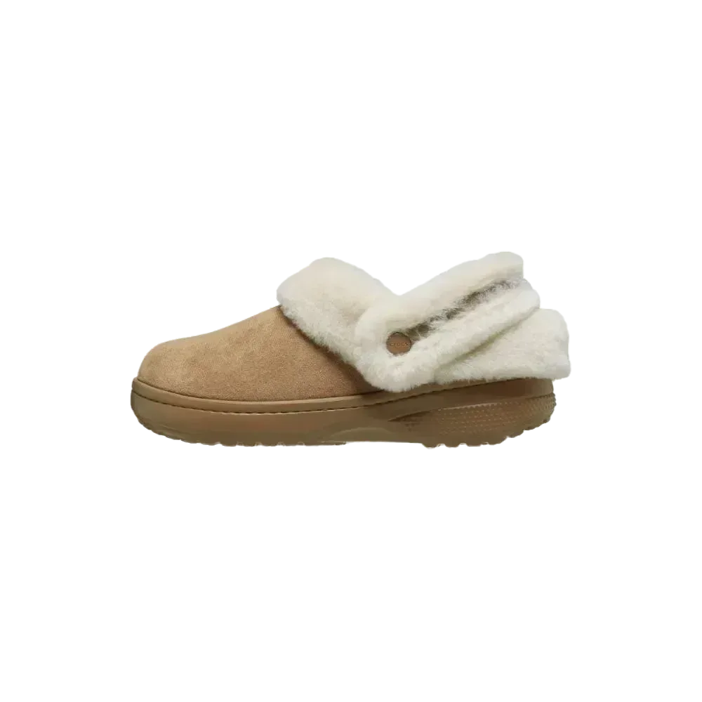 כפכפי פרווה קרוקס לנשים Crocs Classic Unfurgettable Vegan Suede Clog -212106-2EY - Image 2
