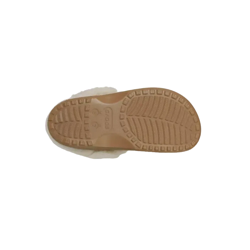 כפכפי פרווה קרוקס לנשים Crocs Classic Unfurgettable Vegan Suede Clog -212106-2EY - Image 5