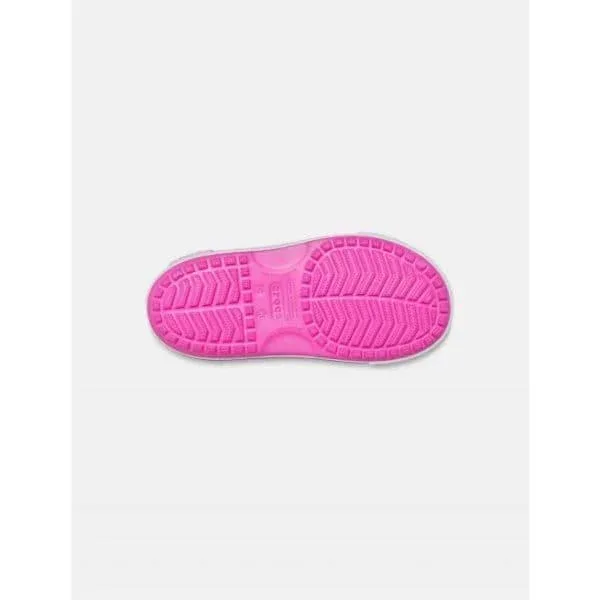 סנדלי קרוקס ורודות לבנות Crocs Crocband II sandals electric pink 14854-6QQ - Image 5