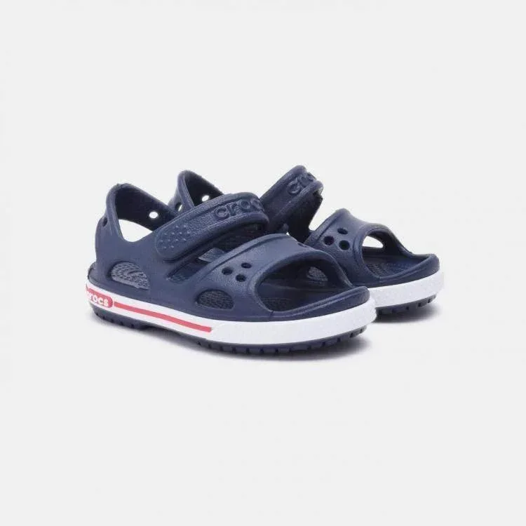 Crocs Crocband II Sandal 14854-462 - סנדל ילדים בצבע נייבי עם סקוצ - Image 2