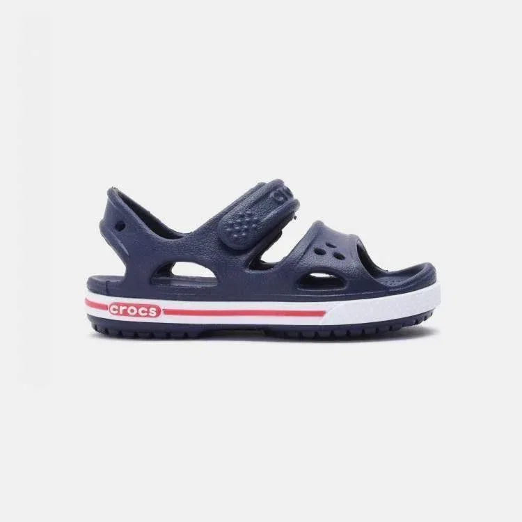 Crocs Crocband II Sandal 14854-462 - סנדל ילדים בצבע נייבי עם סקוצ - Image 3